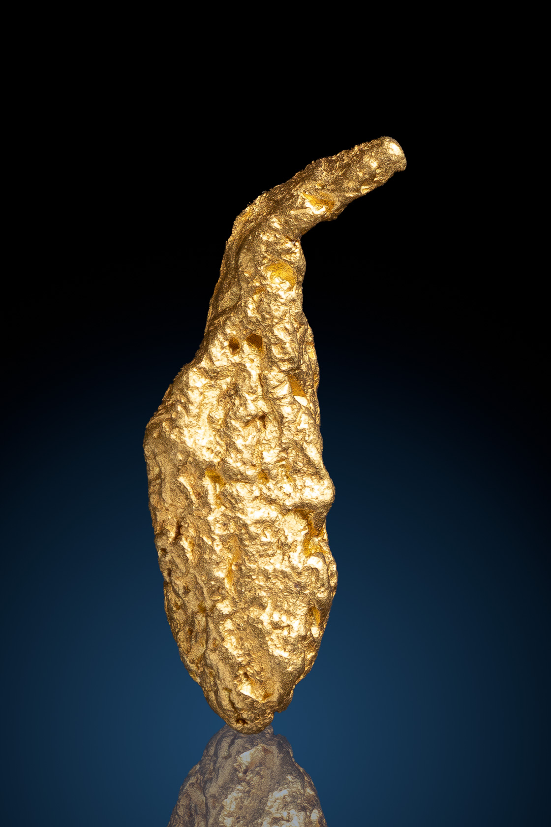 (image for) Long and Rare Natural Gold Australian Nugget